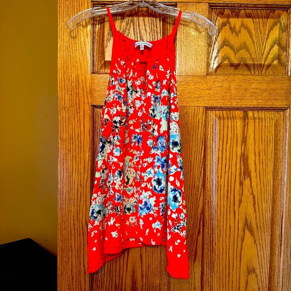 Stunning Floral Red Tank - Picture 1 of 7